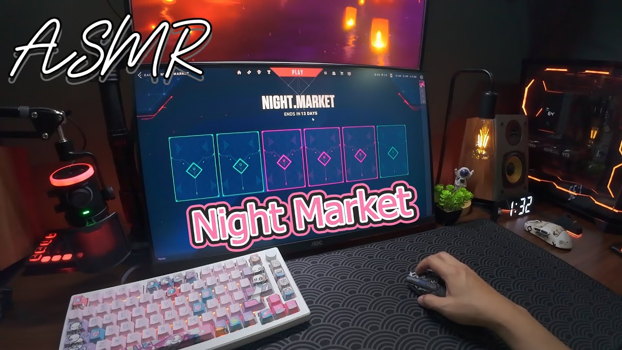 Valorant Night Market + Akko 7th Anniversary MOD 007 + LOFI  + ASMR 💀⭐