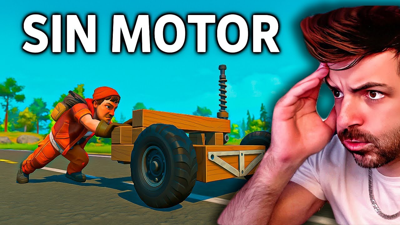 CARRERA SIN MOTOR NI PROPULSOR... ¿Y ESTO FUNCIONA? SCRAP MECHANIC😨