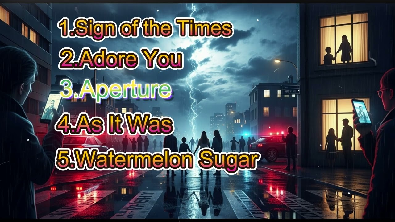 English Song: Sign of the Times, Ador You, Aperture, As It Was, Watermelon Sugar.