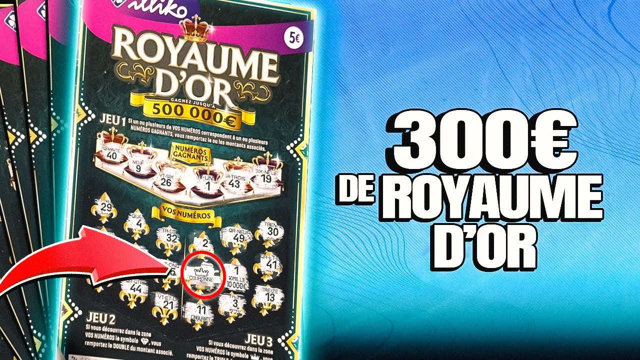 60 Tickets de ROYAUME D’OR, ça rapporte BEAUCOUP? 🫣