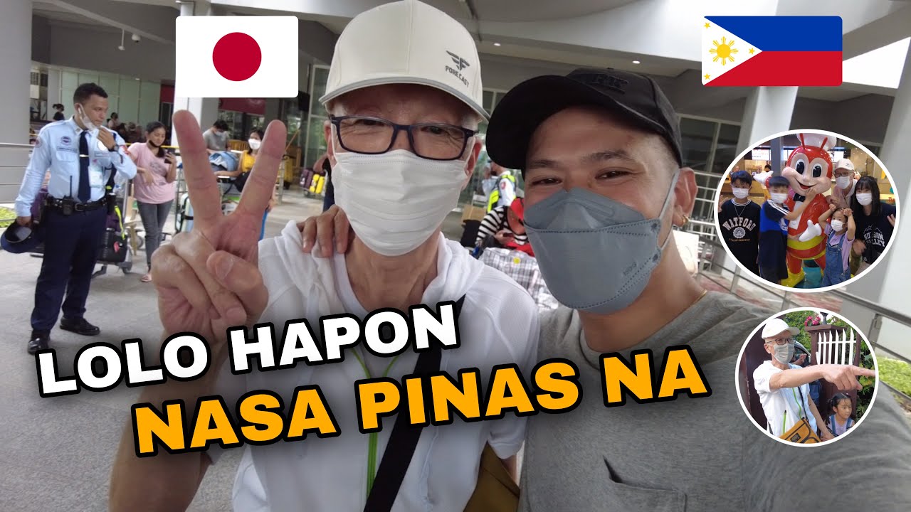 UNANG ARAW SA PINAS NI LOLO HAPON😍 | Jollibee agad ang request | Filipino Japanese Family