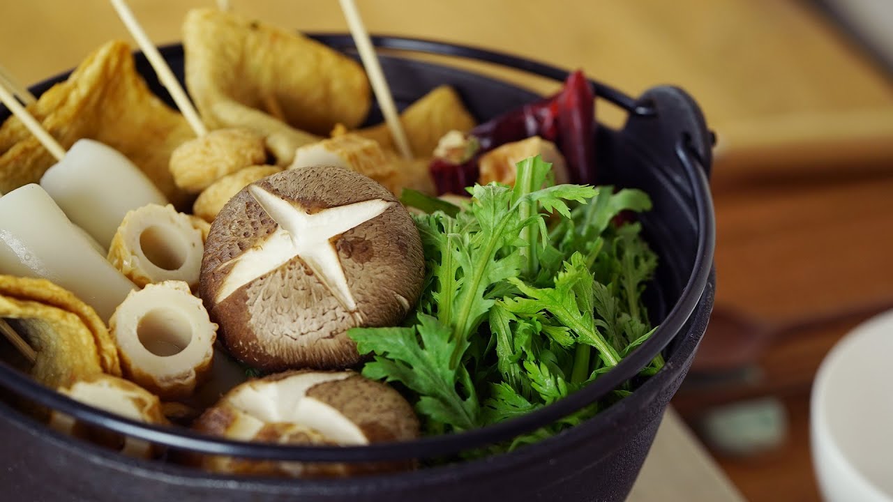 술키의 꿀안주, 어묵꼬치탕 : Fish cake soup : おでん鍋 : 꿀키