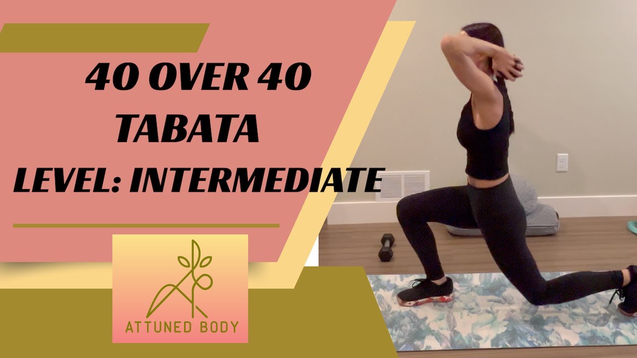 Intermediate Tabata - HIIT, Strength, Yoga and Mediation - Workouts for Women Over 40