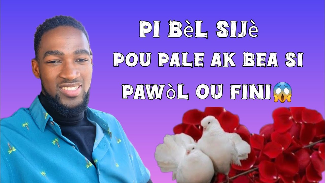 Bèl Kesyon damou pou poze naj ou / li pap sispann panse avèw ❤❤💏