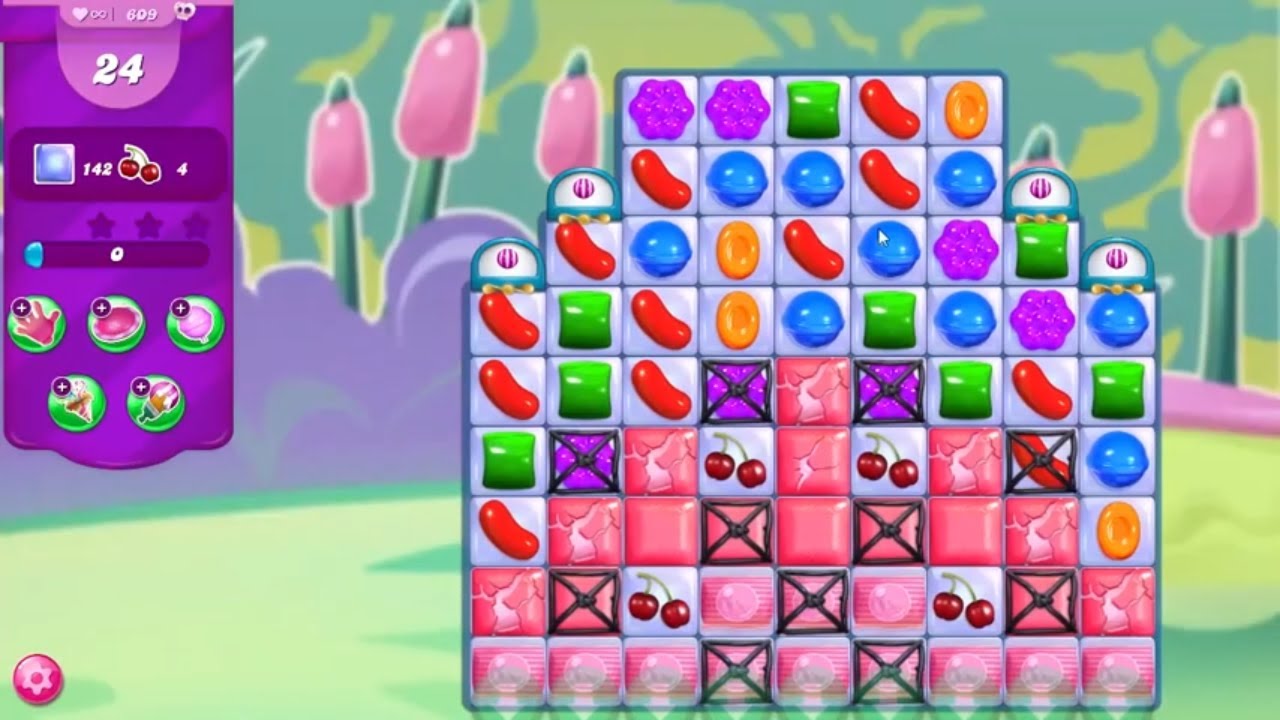Candy Crush Saga LEVEL 609 NO BOOSTERS (new version)