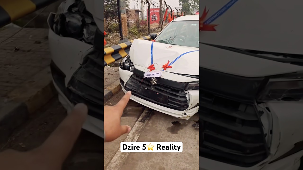 Accident New Maruti Dzire 2025 | Owner Review of New Facelift Dzire 2025 New Model Dzire Safety Test