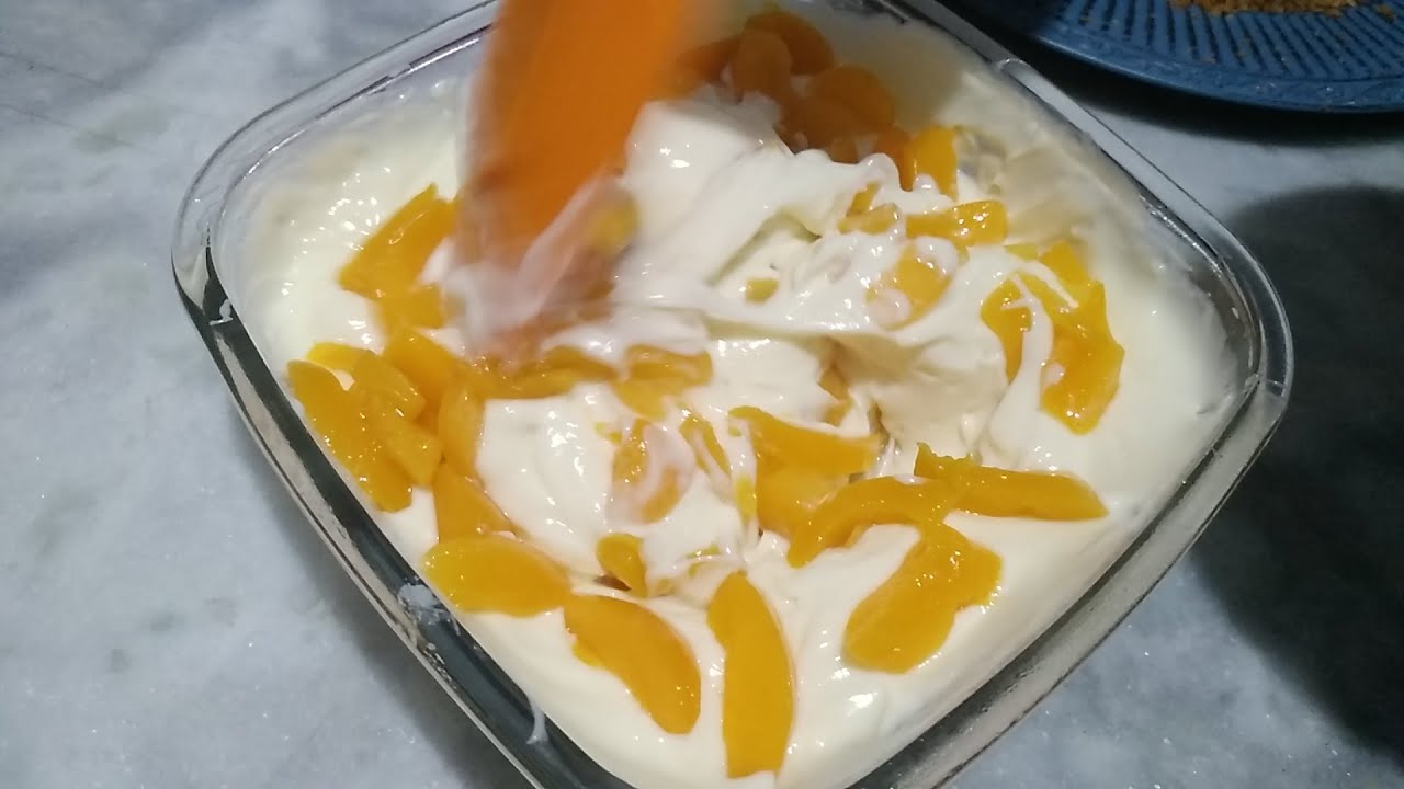 Creme de Pessego para recheios de Bolo ou Sobremesa