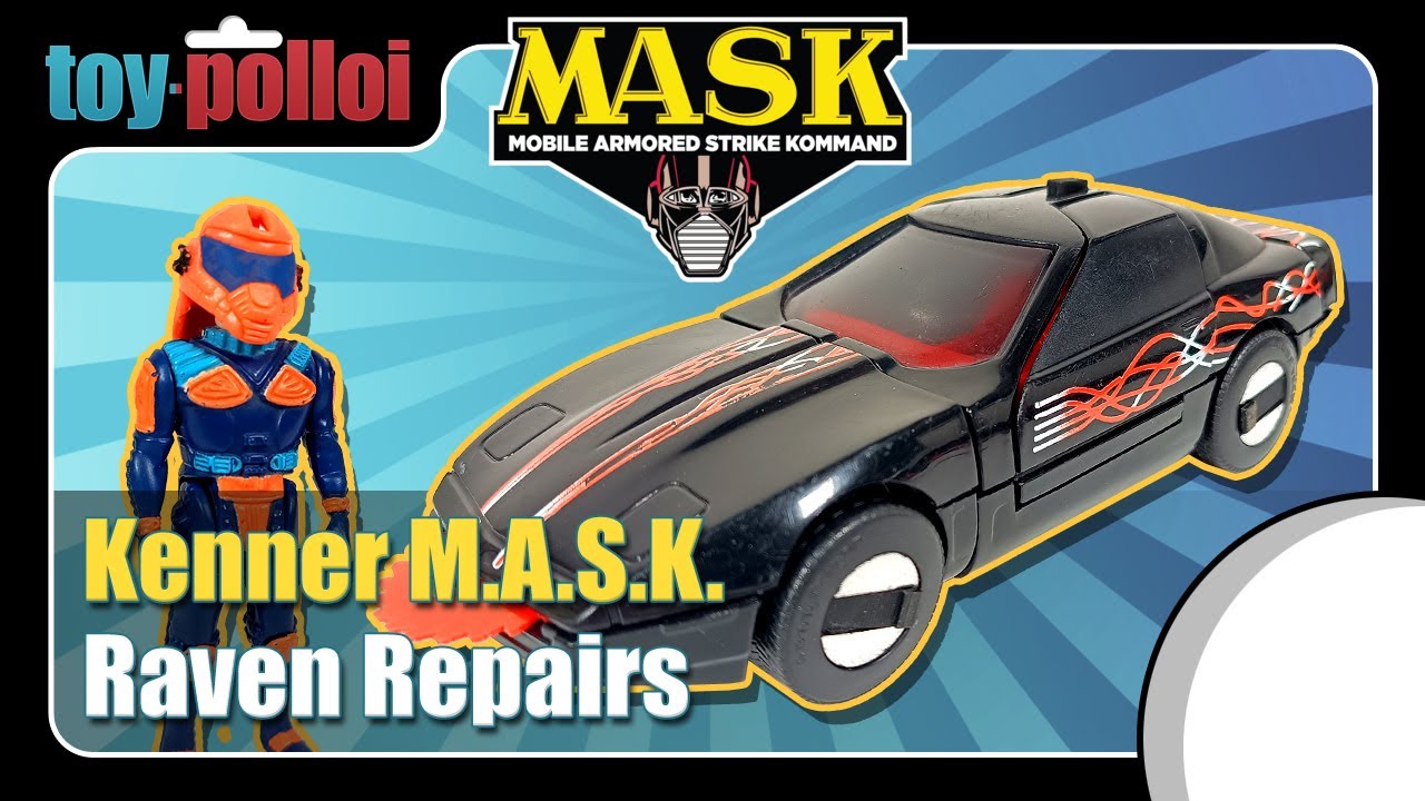 Vintage Kenner M.A.S.K. Raven repair - Toy Polloi