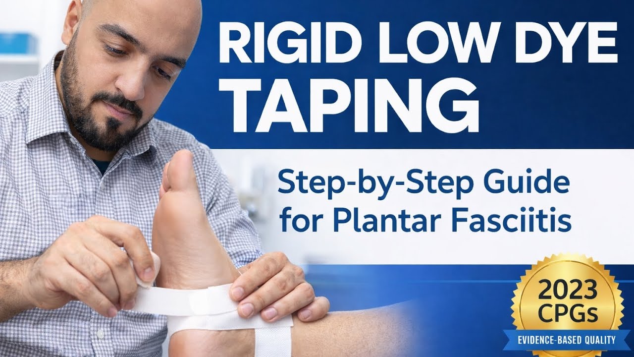 Low Dye Taping for Plantar Fasciitis: Instant Heel Pain Relief (Step-by-Step)