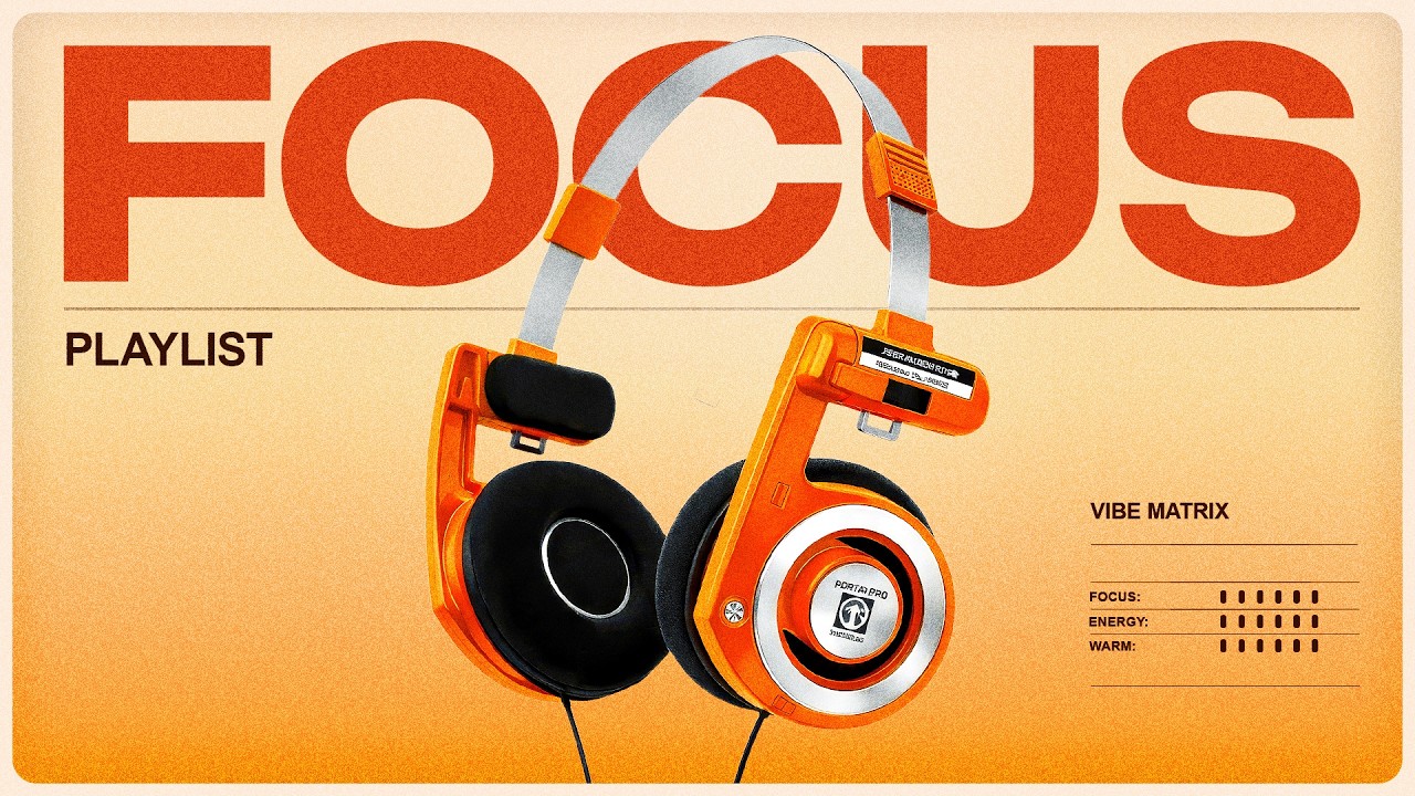 Deep Focus Lofi for Study – Warm Orange Tones