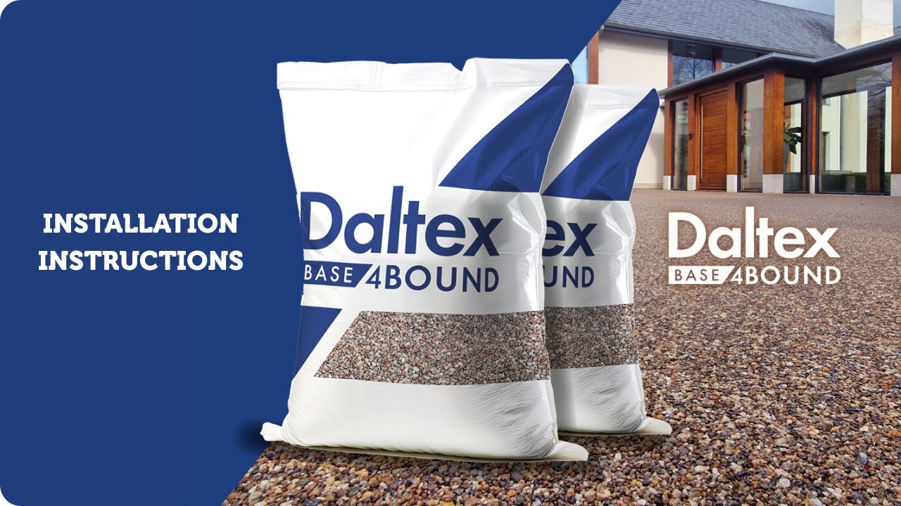 How to install DALTEX Base4Bound for a resin bound driveway!