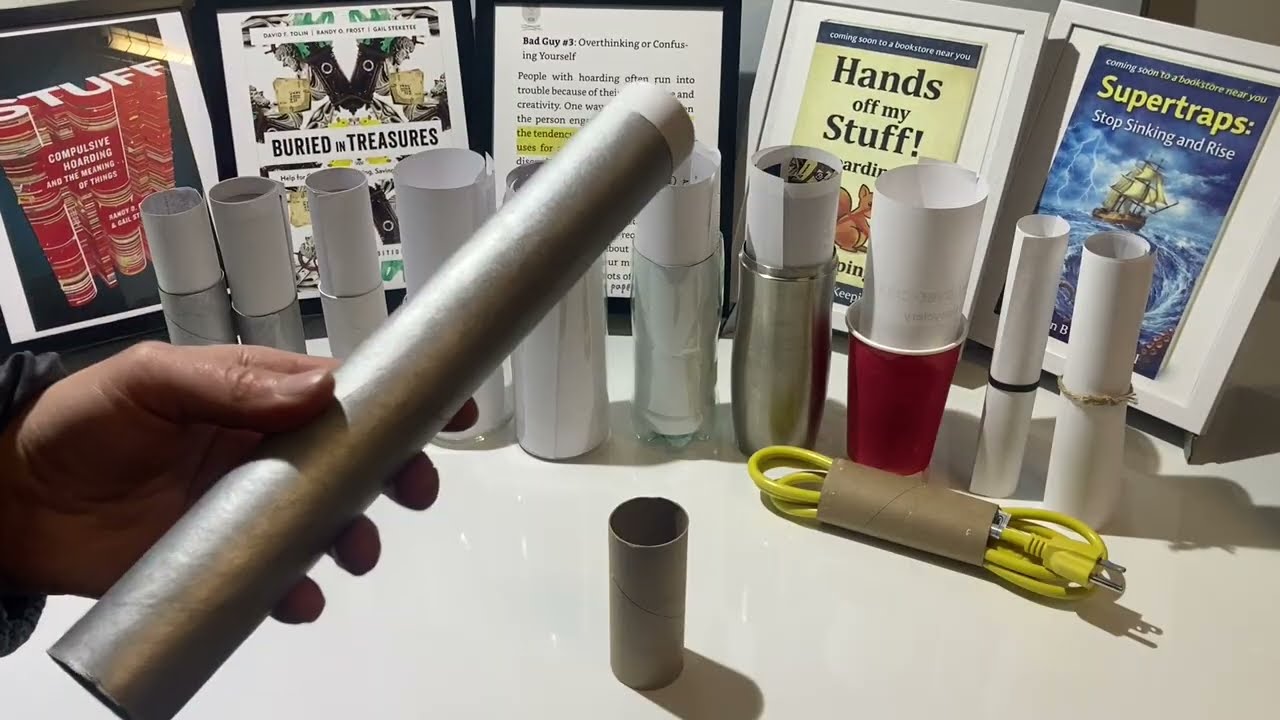 Carry Documents Without Folding or Folders - Scroll and Roll / Cardboard Tube Reuse ( Upcyclery )