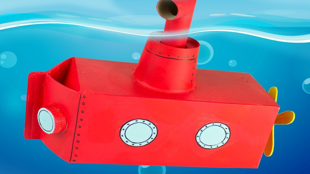 Awesome Crafts with Cartons - Submarine, Boy & Cow Backpack | Simple DIY Ideas