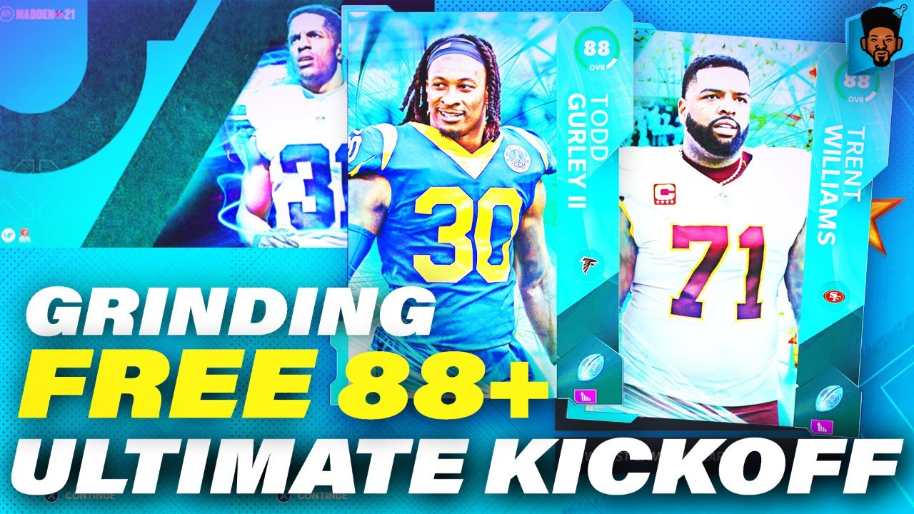 Grinding For Free 88 Ovr Ultimate Kickoff Player | Madden 21 Grinding With Texas