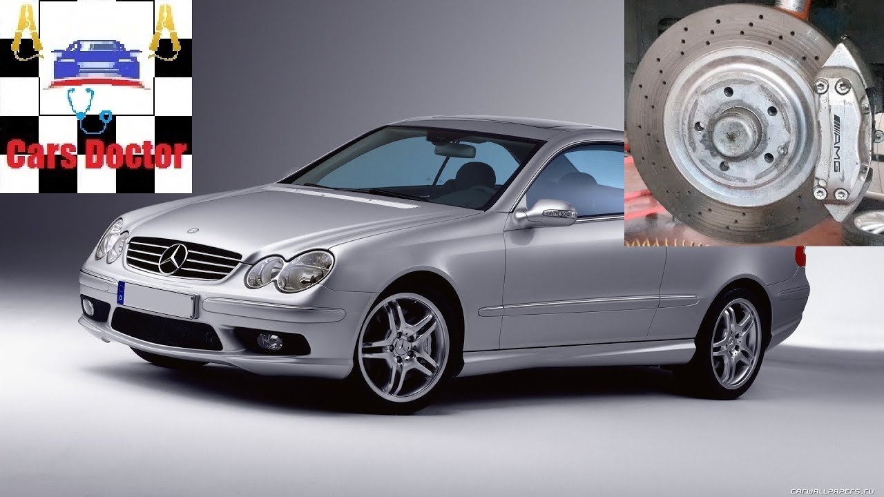 Cambio pastillas y discos freno delanteros Mercedes CLK 209 2005