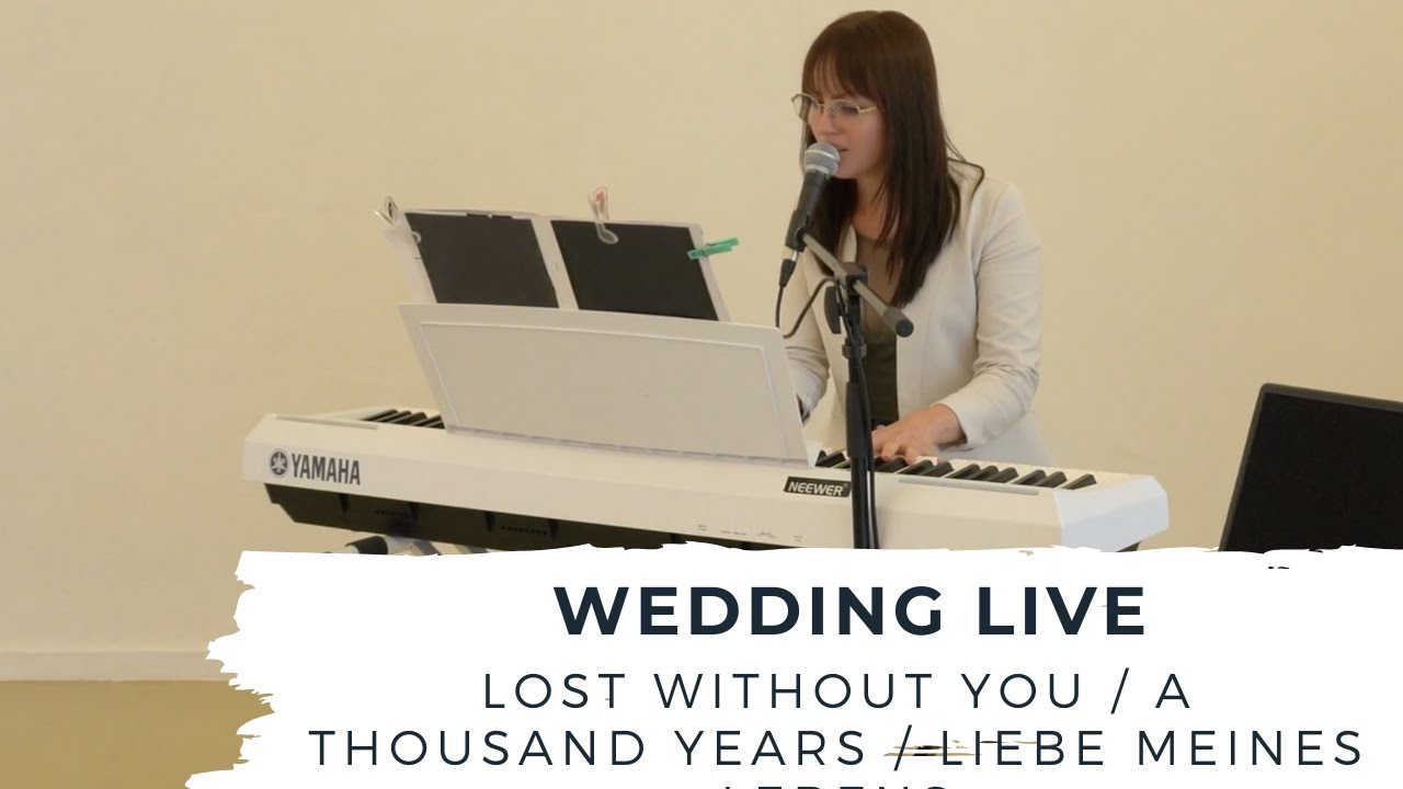 Lost without you (F. Ridings), A thousand years (C.Perry), Liebe meines Lebens (P.Poisel) // JGcover