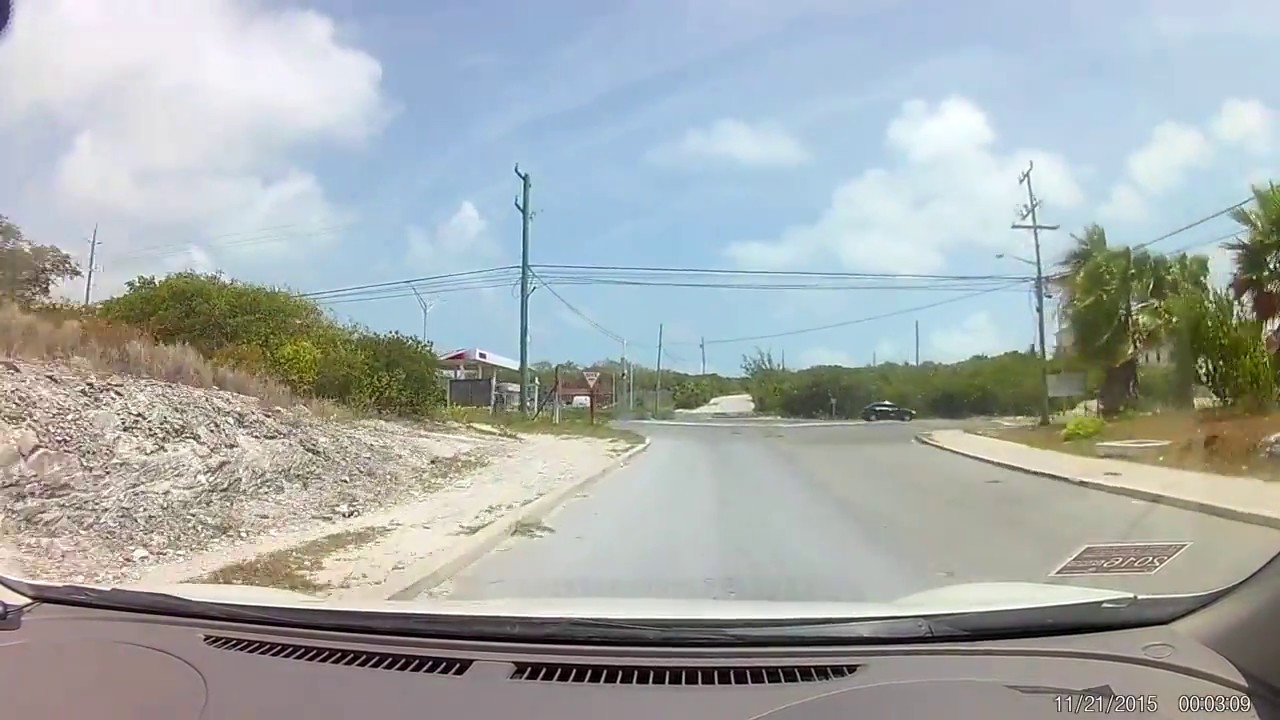 Driving in Providenciales, Turks and Caicos