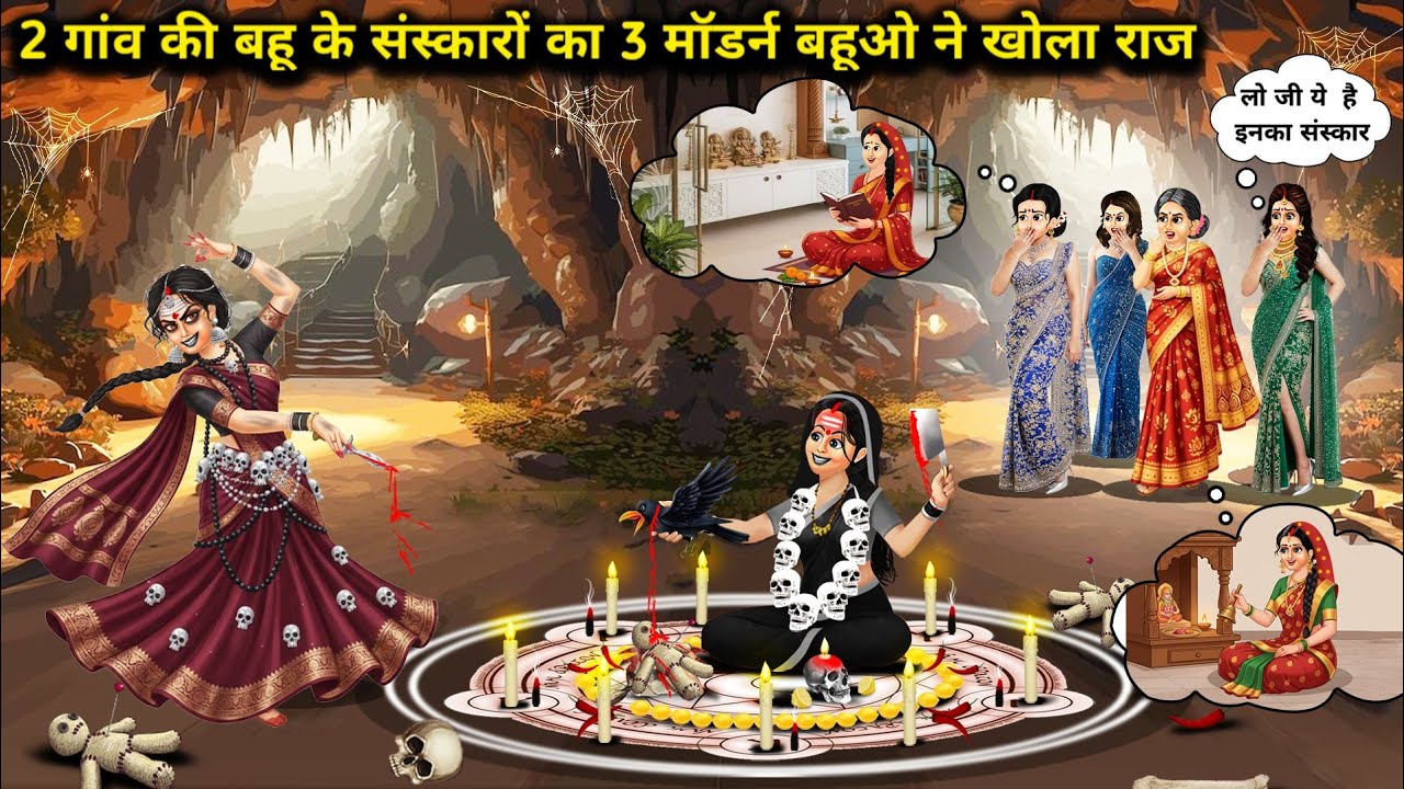  2 गांव की बहू के संस्कारों का 3 मॉडर्न बहूओ ने खोला राज || 3 modern daughters-in-law revealed their
