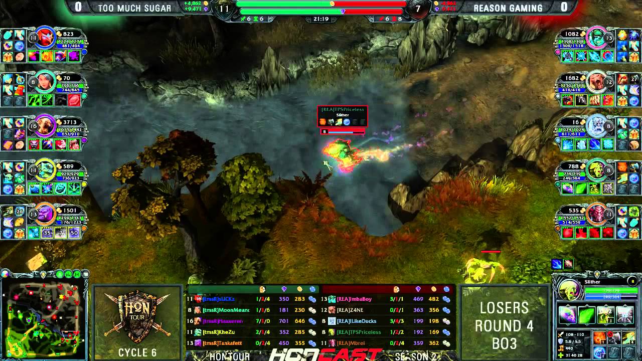 HoN Tour S2 Cycle 6 LBR4 - tmsR vs Rea game 1