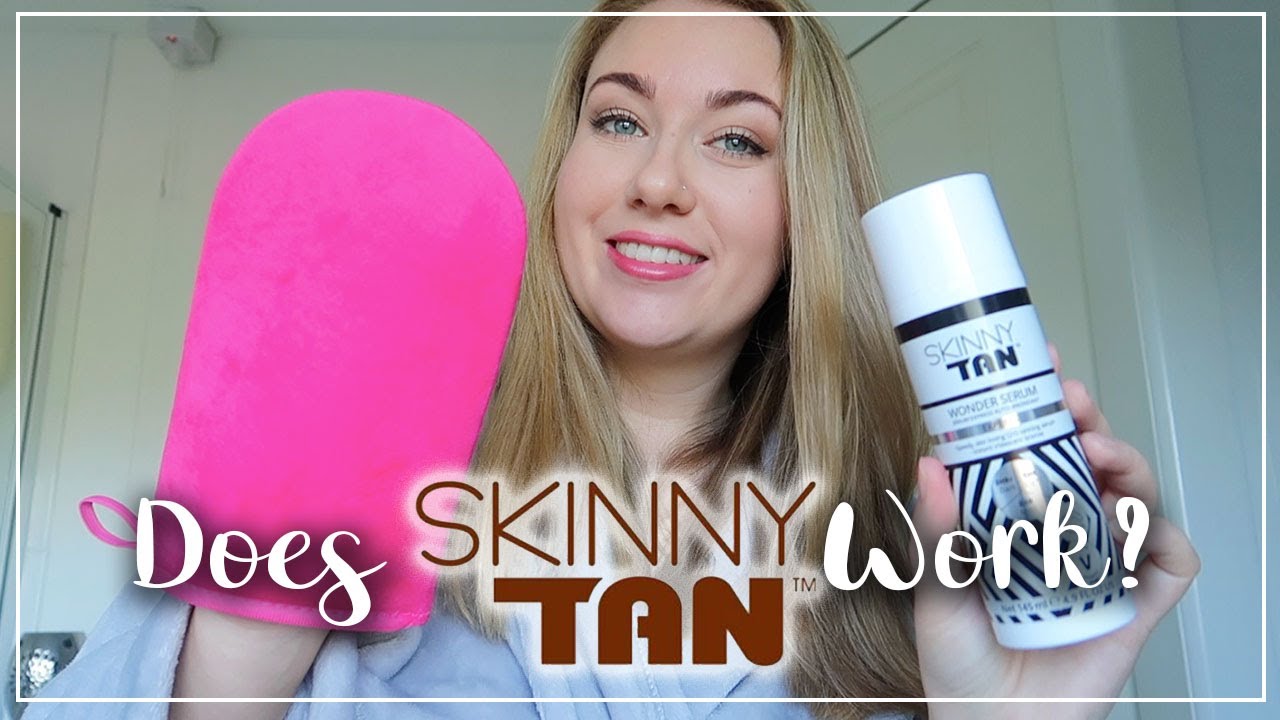 NEW SKINNY TAN WONDER SERUM EXPRESS REVIEW - DOES IT WORK? FIRST TIME USING FAKE TAN - LOTTE ROACH