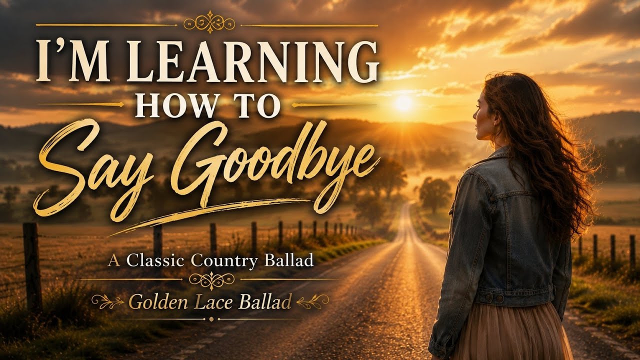 I'm Learning How To Say Goodbye- Golden Lace Ballads | Classic Country Ballad | Lyric Video