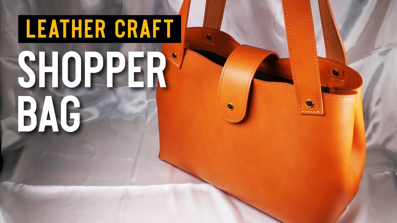 [가죽공예]데일리 쇼퍼백 : [leather craft]making a shopper bag
