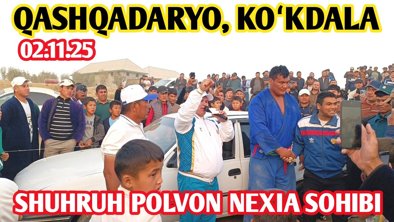 Qashqadaryo ,Koʻkdala kurash| Shohruh va Rufat avtomobil bosh tovoq 