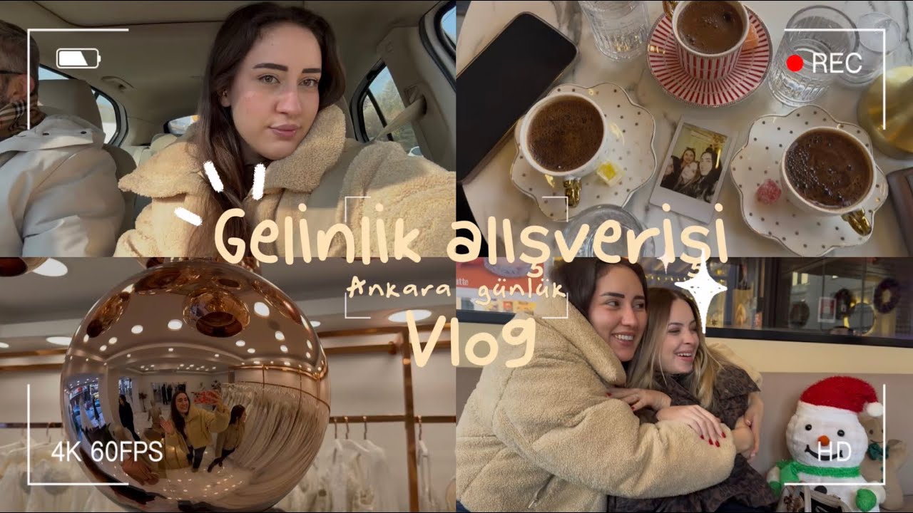 Gelinlik Alışverişi Vlog | Arkadaşım Gelinlik Deniyor 👰🏻‍♀️🤍
