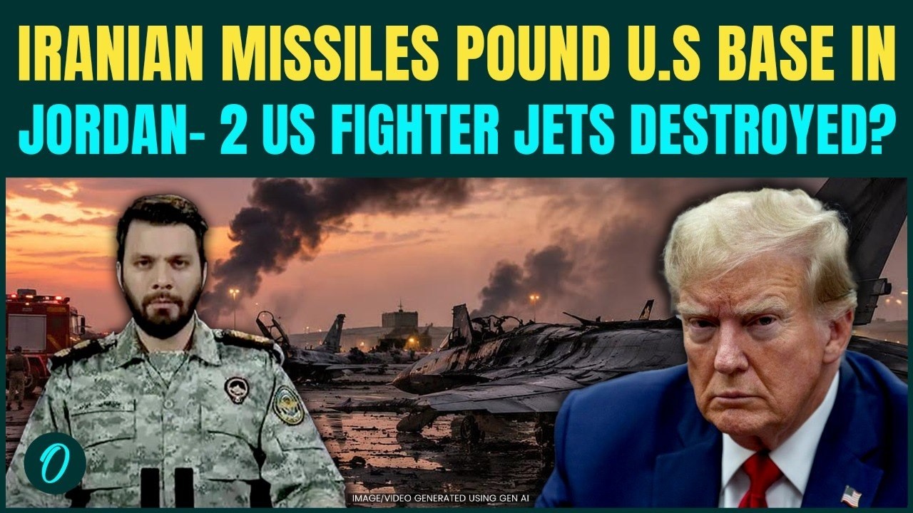 2 истребителя США и более 100 самолетов УНИЧТОЖЕНЫ Ираном на базе в Иордании? ЖУТКОЕ ВИДЕО атаки ...