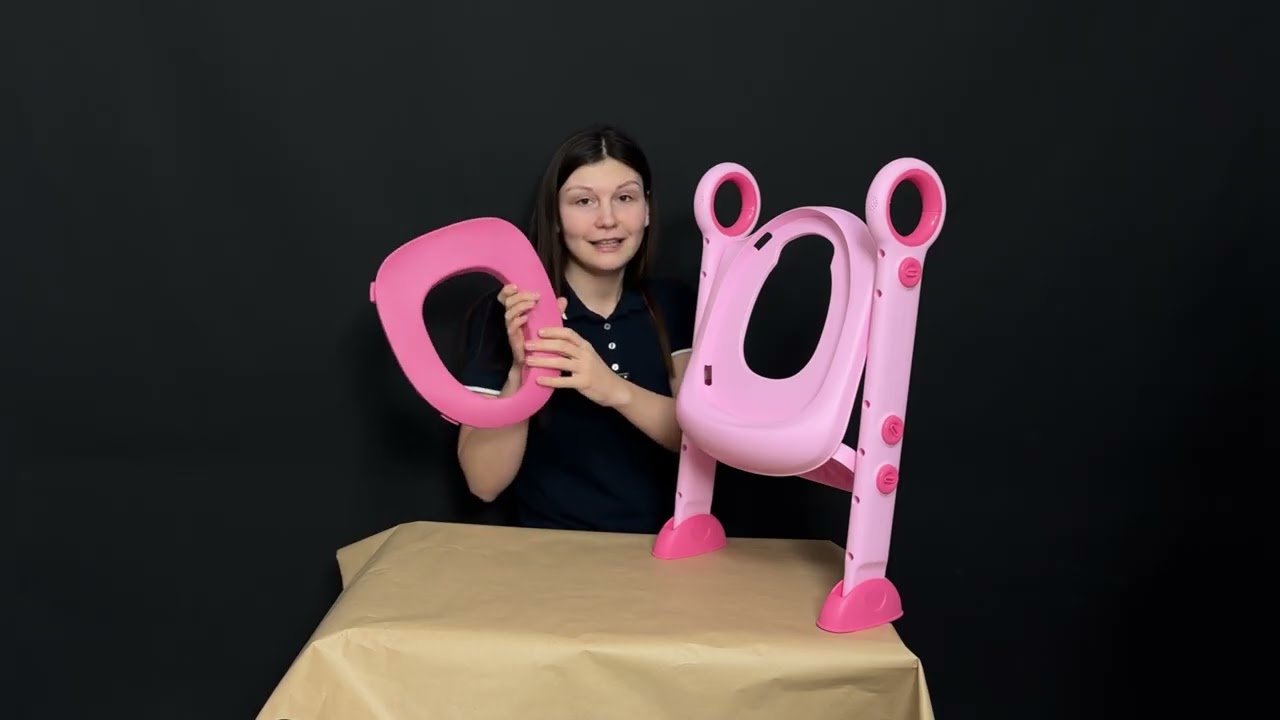 Дитяче сидіння на унітаз зі сходинками 🧒 | Babyhood BH-122 — легкий перехід до туалету