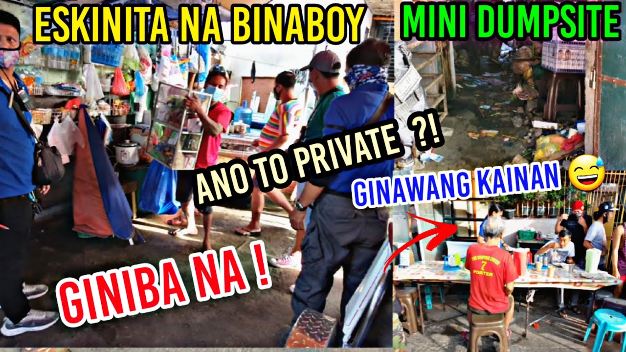 MATINDI ITO ! ESKINITA NA GINAWANG PRIVATE PINAGWAWASAK NA | LAHAT ISAMPA ! MMDA CLEARING OPERATION