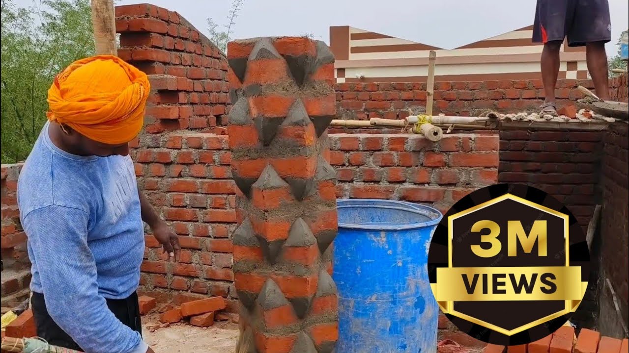 How to make square pillar  design is verry new