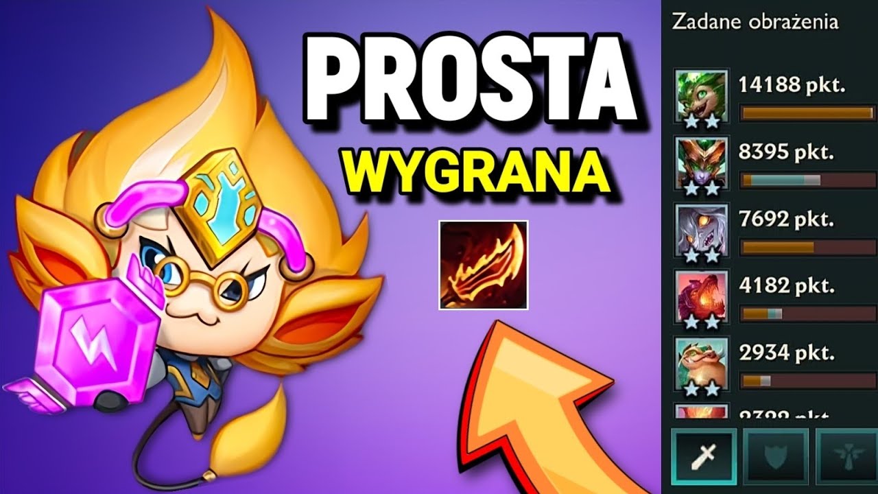 Prosta Wygrana Dzięki Jednej Drużynie TFT Hyper Roll | Wystarcza ⭐⭐ Bohaterowie | League of Legends