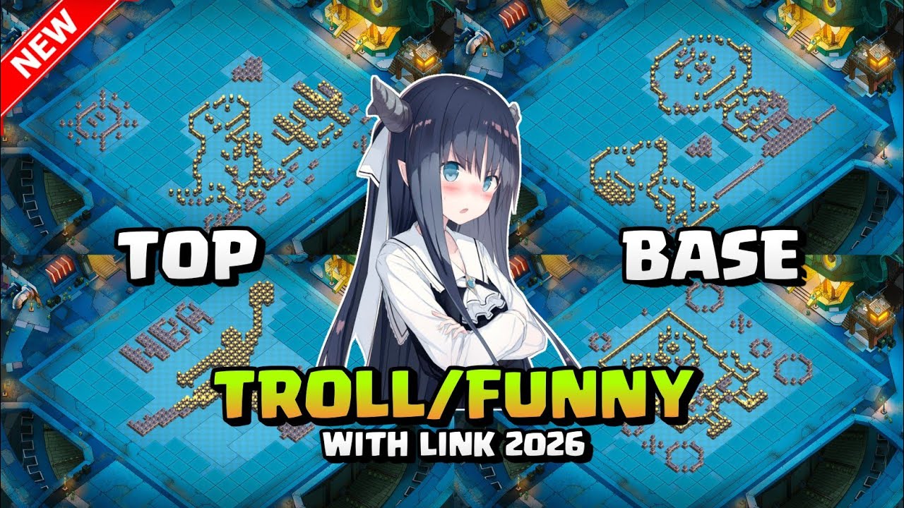 NEW BEST Town Hall 18 (TH18) Base Layout + Copy Link | TH18 Troll/Funny Base | Clash of Clans