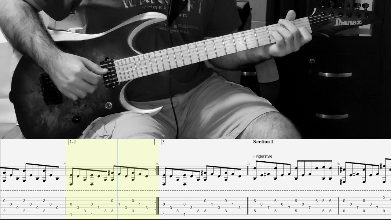 Xasthur - Doomed By Howling Winds (Outro) (Guitar Cover + TABS)