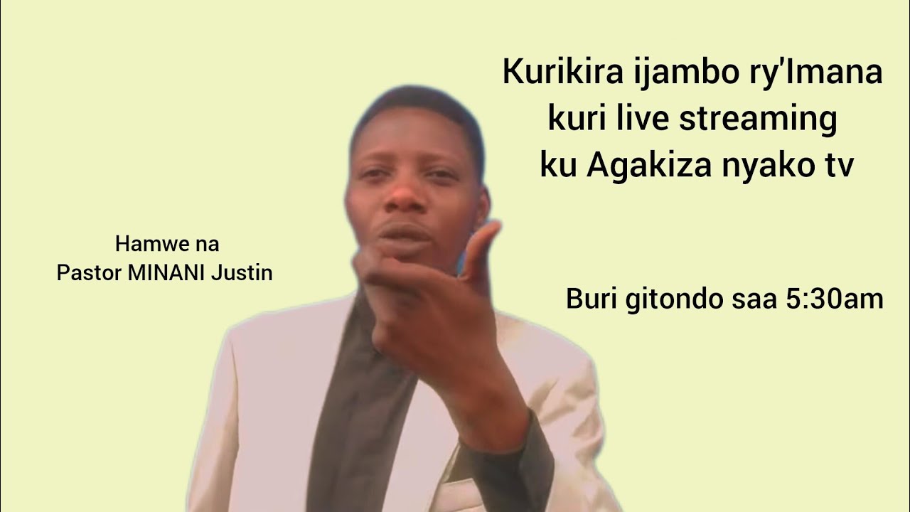 muhawe ikaze mu materaniro ya buracyeye aho twumva ijambo ry'Imana ribohora 31/1/2026
