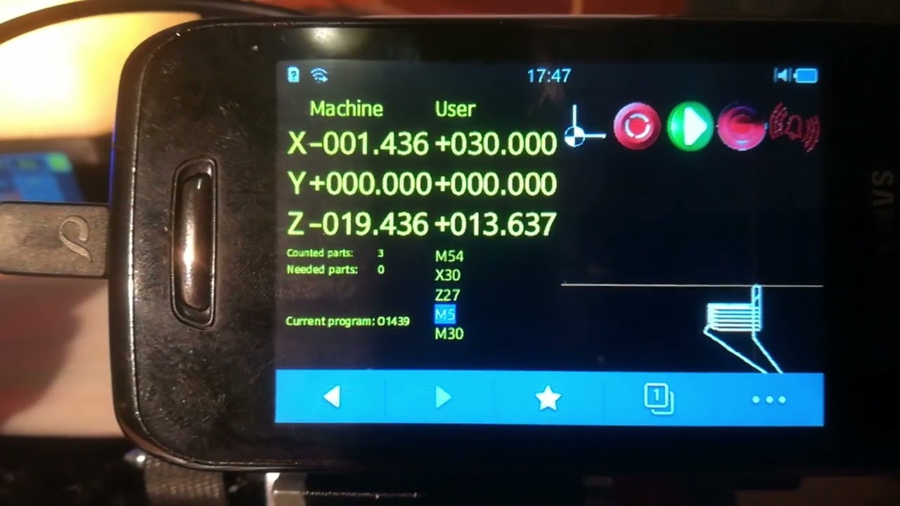 Mini lathe CNC android