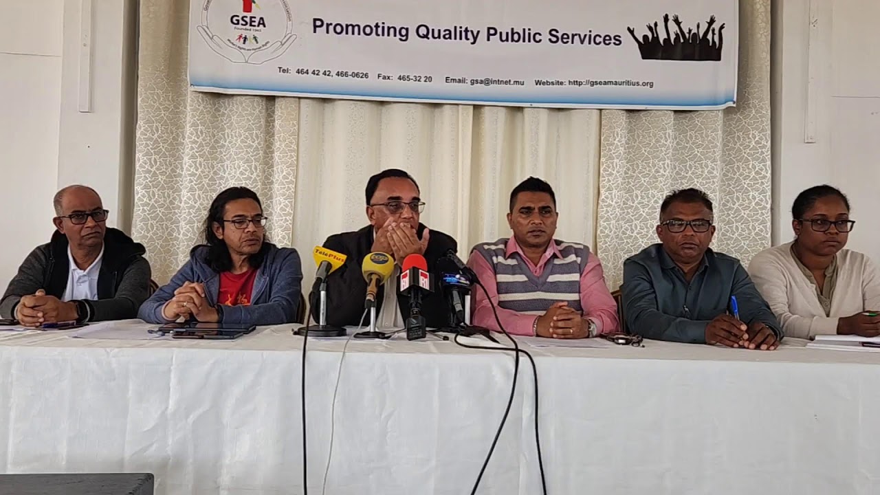 En direct : Suivez la conference de presse de la Government Services Employees Association