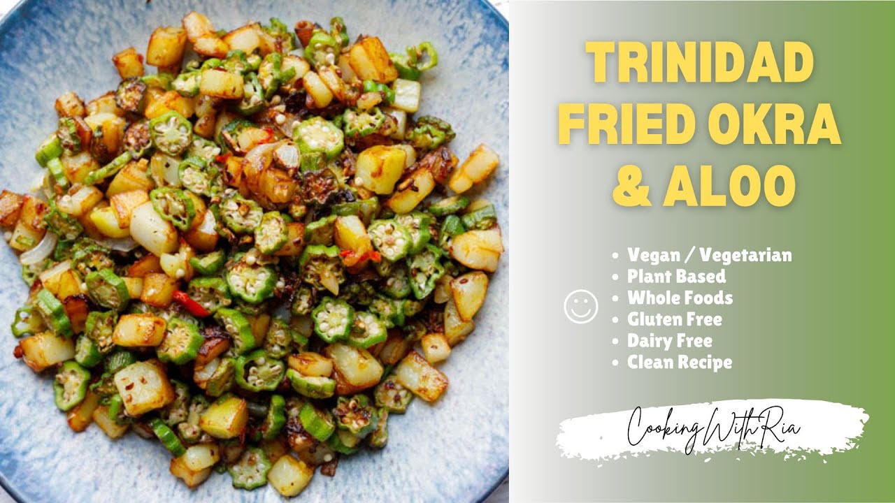 Fried Okra and Potatoes | Fry Ochro & Aloo