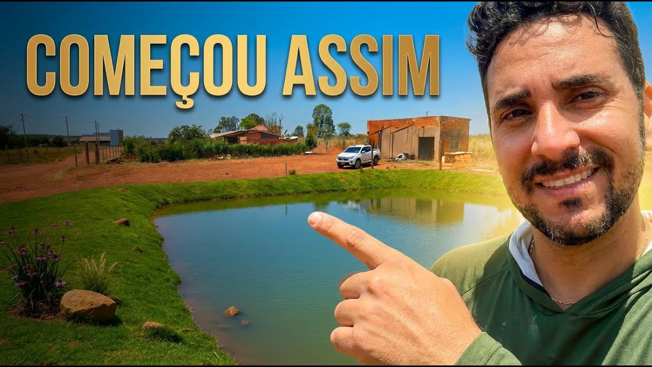 O início de um refúgio construído com as próprias mãos
