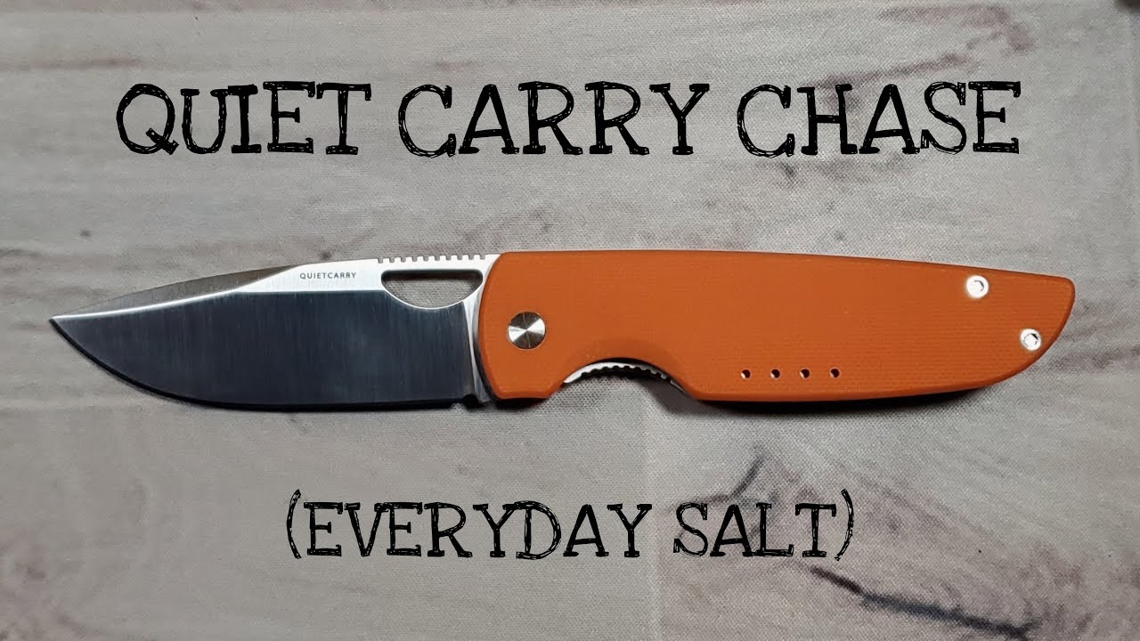 The Quiet Carry Chase (ES) Pocketknife:  A Classic Mild Mannered Review