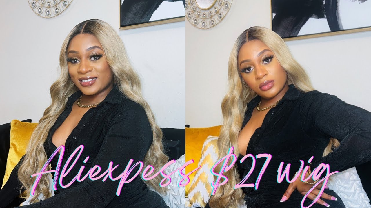 Aliexpress blonde synthetic wig || FREEDOM OFFICIAL HAIR