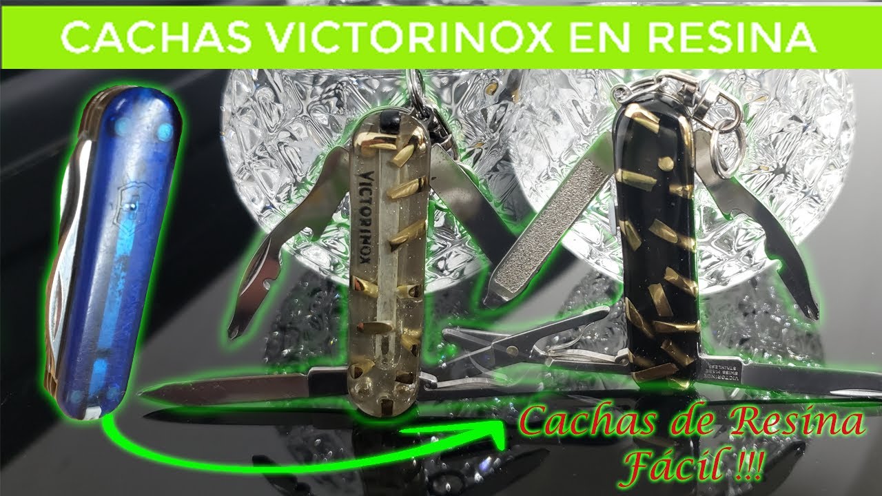 CACHAS VICTORINOX EN RESINA Y LATÓN | VICTORINOX GRIPS IN RESIN AND BRASS