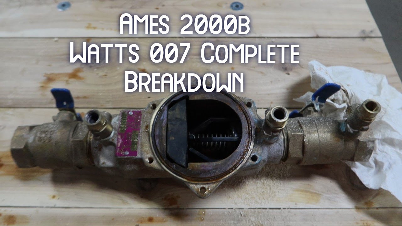 Полная схема подключения 1 1/4 Ames 2000b/ Watts 007