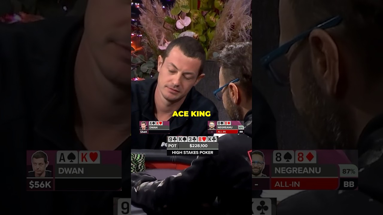 Daniel Negreanu vs Tom Dwan! $228,000 Pot! #poker