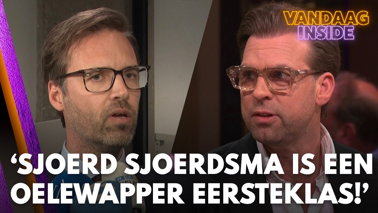 Rutger Castricum kraakt Sjoerd Sjoerdsma: 'Oelewapper eersteklas!' | VANDAAG INSIDE