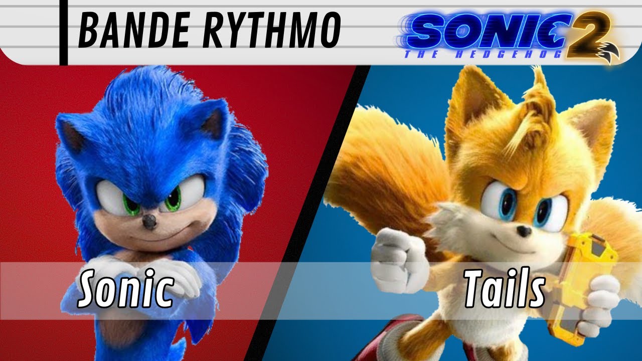 Bande Rythmo à deux - Sonic Le Film 2 (Sonic et Tails)