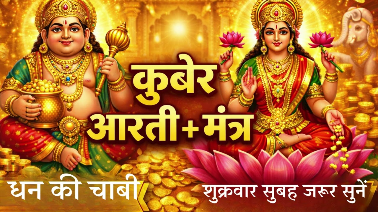 Friday Special Aarti | Om Jai Yaksha Kuber Hare | Kuber Mantra 108 Times for Wealth