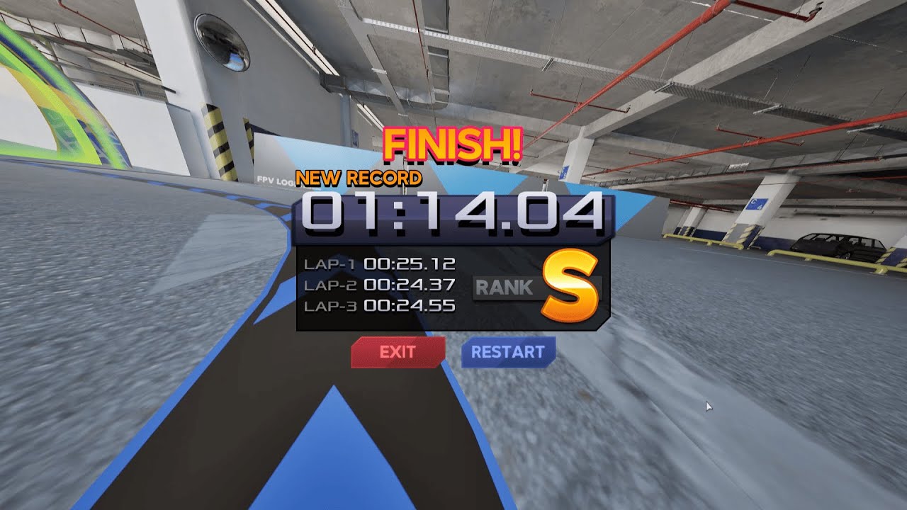FPV LOGIC | PARKING GARAGE | Race 02 | Rank S