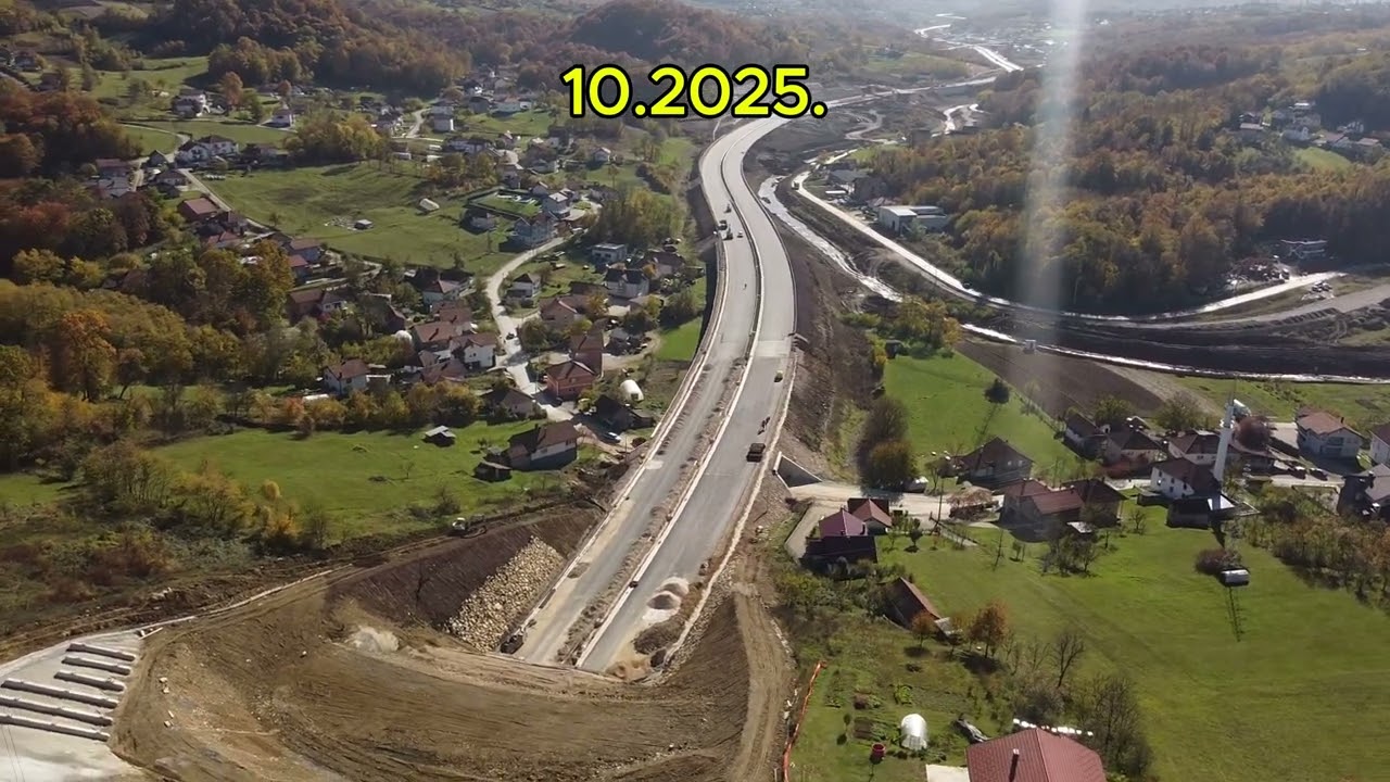 Dionica Putnikovo Brdo - Medakovo 05.2025 & 10.2025. (opcina Tešanj)